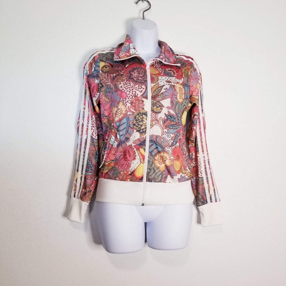 Farm Rio x Adidas fugiprabali track floral/fruit jacket XS